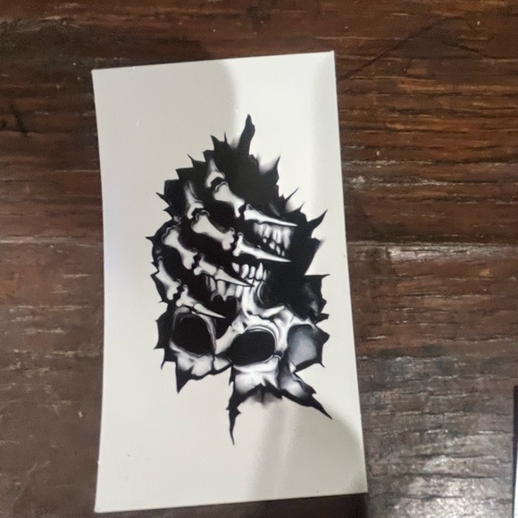 Skull Tattoo Sticker - Picture 14 of 16